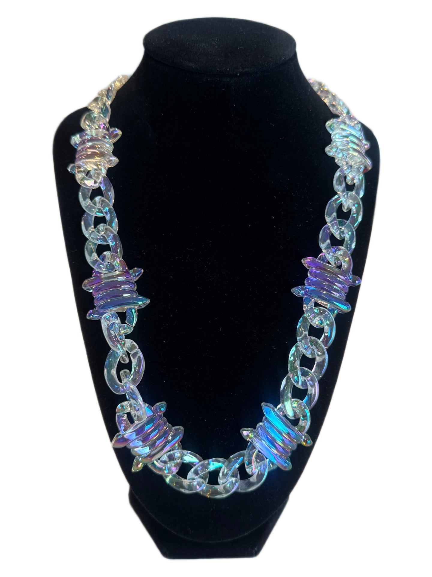 Iridescent Stane Necklace